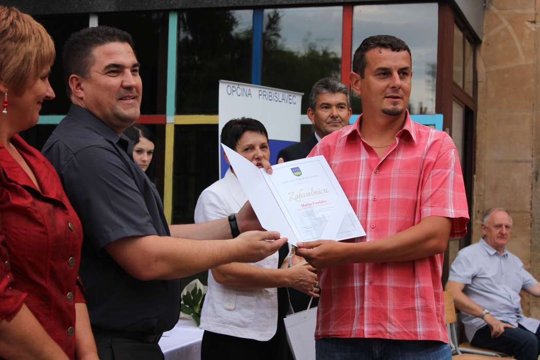 Zahvalnica općine Pribislavec