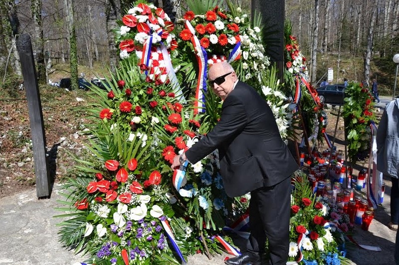 Obilježavanje 26. obljetnice pogibije hrvatskog redarstvenika Josipa Jovića, prve žrtve Domovinskog rata